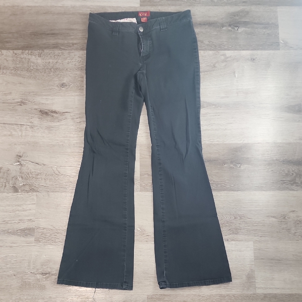 Y2K TILT Black Boot Cut Pants